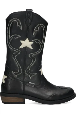 Braqeez 424739-589 Meisjes Cowboy Boots - - Leer - Ritssluiting