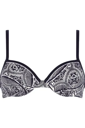 Sloggi Swim Dames Voorgevormde Bikinitop Nightblue Pearls
