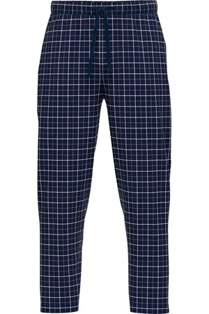 Ceceba Heren pyjama- of loungebroek - donkerblauw dessin