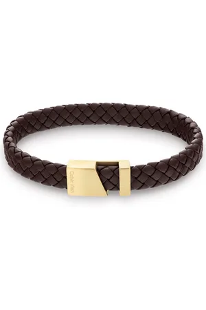 Calvin Klein CJ35000501 Heren Armband - Leren armband - Sieraad - Leer - - 10 mm breed - 19.5 cm lang