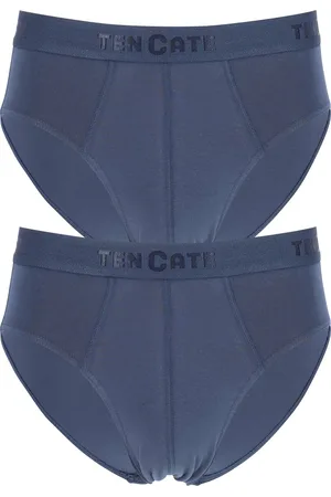 Ten Cate Basics 2-Pack heren sportslips - 32319 - Heren slips met elastische band - Biologisch katoen - Mannen ondergoed - S