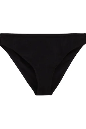 WE Fashion Dames mid rise bikinibroekje met structuur