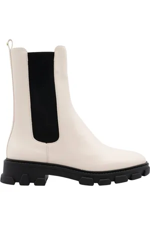 Michael Kors Ridley Chelsea Dames Laarzen - Cream - Maat 41