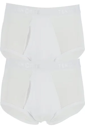 Ten Cate 2-Pack Classic slip heren met gulp - 32320 - Heren ondergoed met sluiting - Biologisch katoen - XL