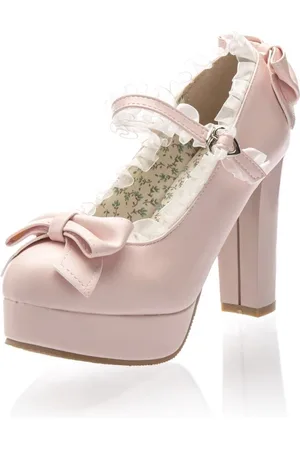 Belsira Mary Jane Pumps Hoge Hakken lichtroze EU39 Polyurethaan
