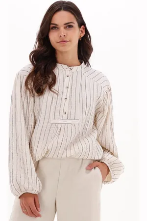 10 days Oversized Shirt Lurex Blouses Dames - - Maat XS