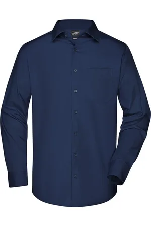 James & Nicholson Overhemd Heren met Lange Mouw - Maat XL