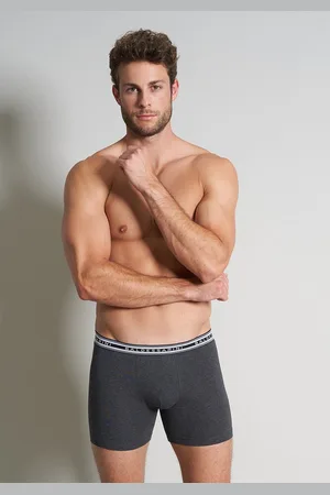 Baldessarini Heren boxer normale lengte (3-pack) - donkergroen melange