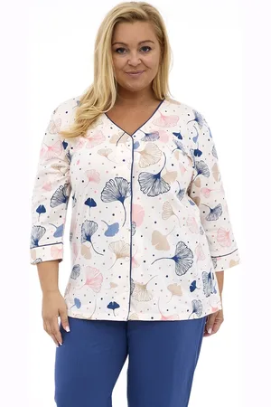 Cornette Dames Pyjama Winter Grote Maten Tess 842/394 48 / 4XL
