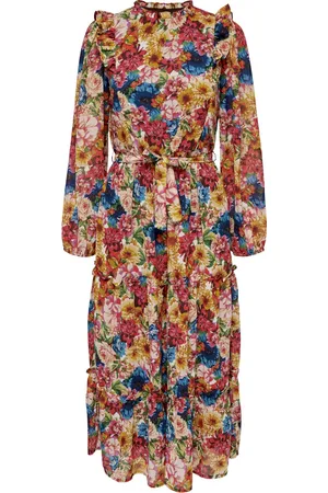 ONLY ONLSTAR L/S MIDI DRESS PTM Dames Jurk - Maat S