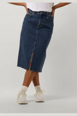 Object Object Objellen Midi Denim Skirt Rokken Dames - - Maat S