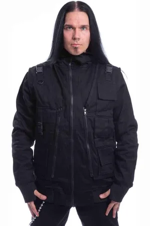 Chemical Black Taj Jacket Winterjas XL - Katoen - Gothic, Industrial, Rock wear