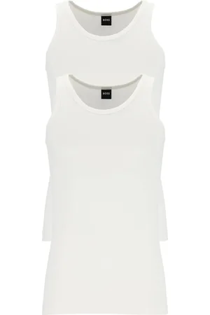 HUGO BOSS Modern stretch tanktops slim fit (2-pack) - heren singlets O-hals