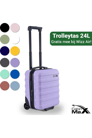 Cabin Max CabinMax Handbagage Koffer - Reiskoffer 24L - Handbagage Trolley Wizz Air - 40x30x20cm