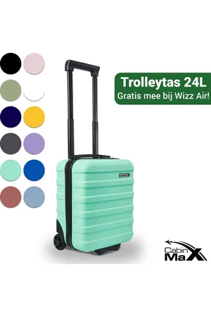 Cabin Max CabinMax Handbagage Koffer - Reiskoffer 24L - Handbagage Trolley Wizz Air - 40x30x20cm