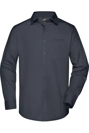 James & Nicholson Overhemd Heren met Lange Mouw - Maat 4XL