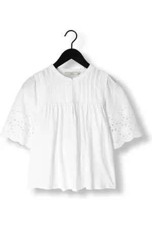 Ruby Tuesday Salome Blouse With Half Embro Sleeves And Round Neck Blouses Dames - - Maat 36