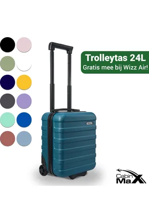 Cabin Max CabinMax Handbagage Koffer - Reiskoffer 24L - Handbagage Trolley Wizz Air - 40x30x20cm