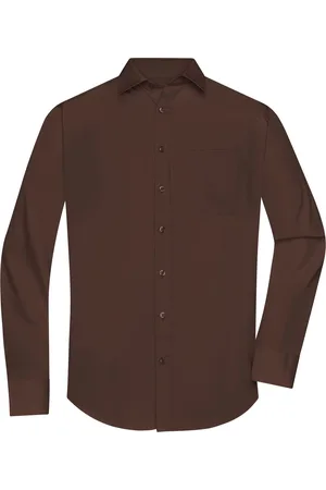 James & Nicholson Overhemd Heren met Lange Mouw - Maat XL