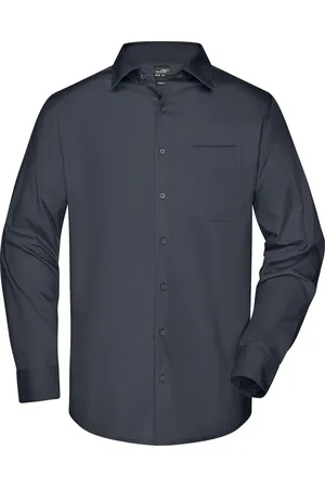 James & Nicholson Overhemd Heren met Lange Mouw - Maat 2XL