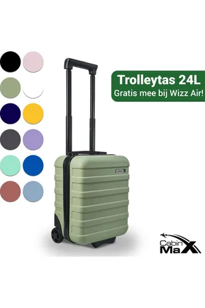 Cabin Max CabinMax Handbagage Koffer - Reiskoffer 24L - Handbagage Trolley Wizz Air - 40x30x20cm