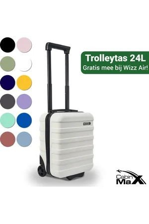 Cabin Max CabinMax Handbagage Koffer - Reiskoffer 24L - Handbagage Trolley Wizz Air - 40x30x20cm