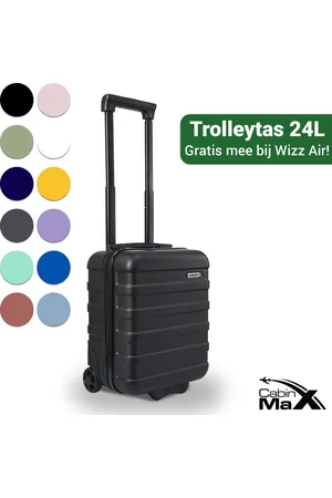 Cabin Max CabinMax Handbagage Koffer - Reiskoffer 24L - Handbagage Trolley Wizz Air - 40x30x20cm