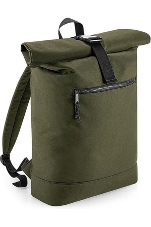 BagBase Unisex Gerecyclede Roll-Top Rugzak