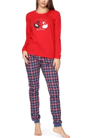 Cornette Dames Pyjama - Lange mouwen - Lange broek - Katoen - CR-671-2015 - - S