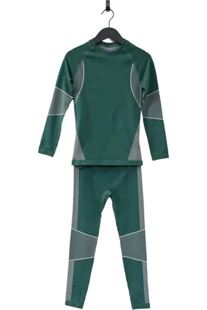 Ducksday Set Thermisch Ondergoed - Thermokleding - Kinderen - Unisex - Set T-shirt en broek - Tweedelig - - Maat 140/146