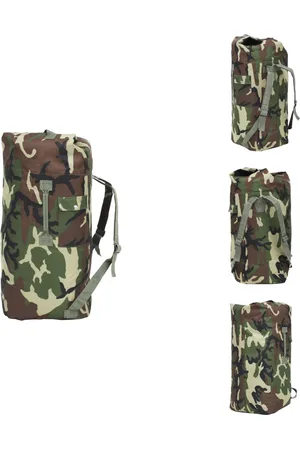 vidaXL Plunjezak - Plunjezakken - Rugzak - Rugzakken - Sporttas legerstijl 85 L camouflage