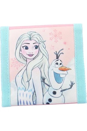 Disney Frozen II Connected By Nature Portemonnee - 10 x 10 x 1 cm - Blauw