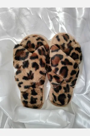 Norteñas Pantoffels luipaard Textiel 270214 - Dames - Maat 36