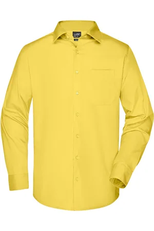 James & Nicholson Overhemd Heren met Lange Mouw - Maat 4XL