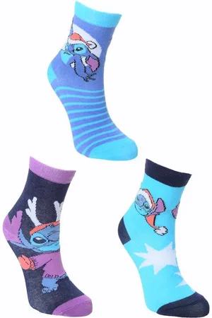 Disney 3 Paar Sokken Stitch - cadeau - kerst - maat 23/26