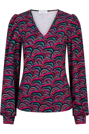 lofty manner T-shirt Top Luella Pj11 791 Gobi Desert Print Dames Maat - XL