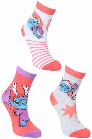 Disney 3 Paar Sokken Stitch - cadeau - kerst - maat 23/26