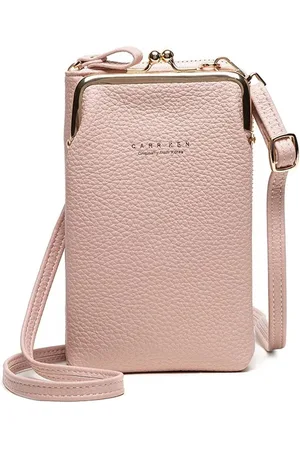 WiseGoods Luxe Leder Design Telefoontas Dames - Telefoontasje - Telefoontasjes - Telefoon Tasje - Schoudertas - Damestas