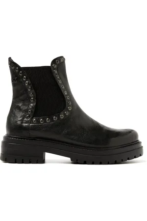 Lazamani Odile Dames Chelsea Boots Leer Black - Maat 39