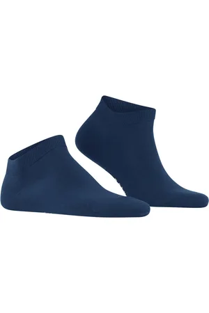 Falke ClimaWool heren sneakersokken - blauw (royal blue)