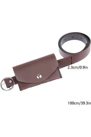 WiseGoods Luxe Riem Met Heuptasje Dames - Broekriem & Heuptas Vrouw - Broeksriem - Heuptassen - Riemen - Tailleriem - 100cm