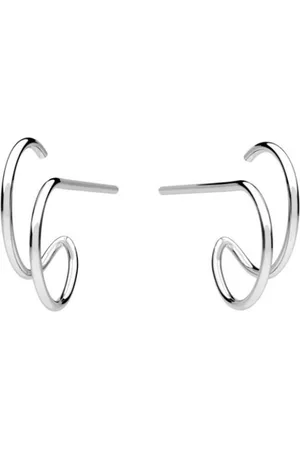 ARLIZI 2285 Oorbellen dubbel ring oorstekers - sterling