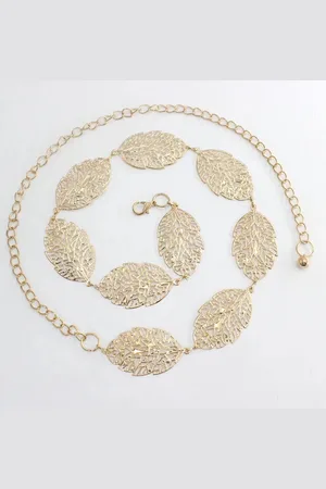 WiseGoods Luxe Dames Tailleriem Metaal - Broekriem - Vrouwen Riem - Riemen Vrouw - Damesriem - Dameskleding - Kleding - 120CM