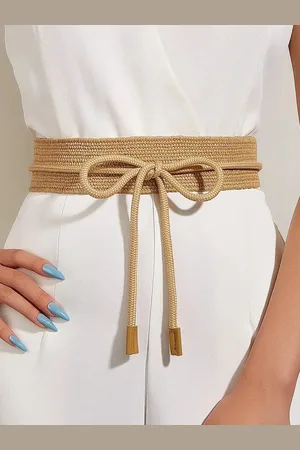 WiseGoods Luxe Tailleriem Dames 230CM - Damesriem - Broekriem - Riem Vrouw - Vrouwen Riemen - Bohemian Design - Kleding