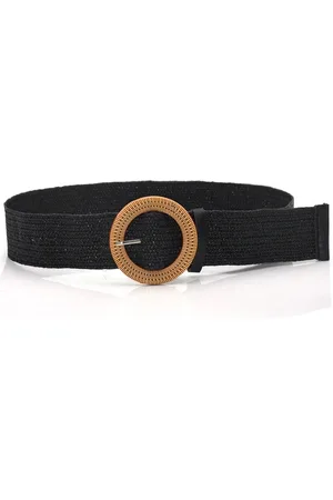 WiseGoods Luxe Stro Riem Dames 95CM - Bohemian Design Riemen - Tailleriem Vrouw - Damesriem - Kleding Accessoires Vrouwen