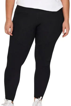 ONLY Jana High Waist Train Tights Dames (curvy) - Maat 52/54