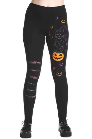 Banned Retro Spell On Me Legging - XL