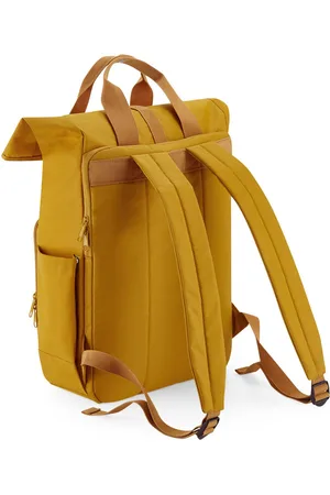 BagBase Recycled Twin Handle Roll-Top Laptop Backpack - 19 Liter