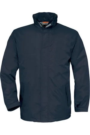 B and C Heren Ocean Shore Waterproof Hooded Fleece Lined Jacket