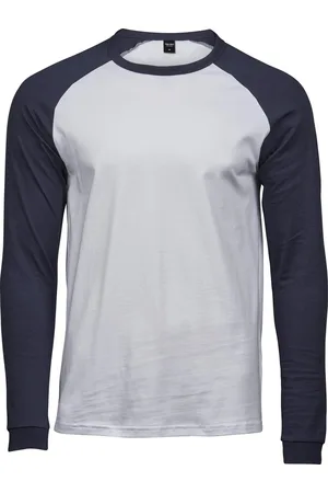 TeeJays Herenshirt met lange mouwen Baseball T-Shirt